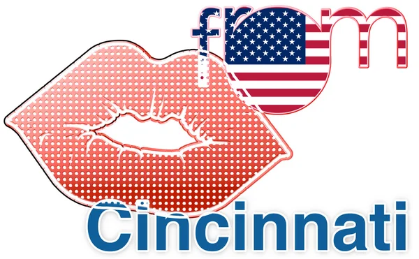 Beso de Cincinnati — Foto de Stock