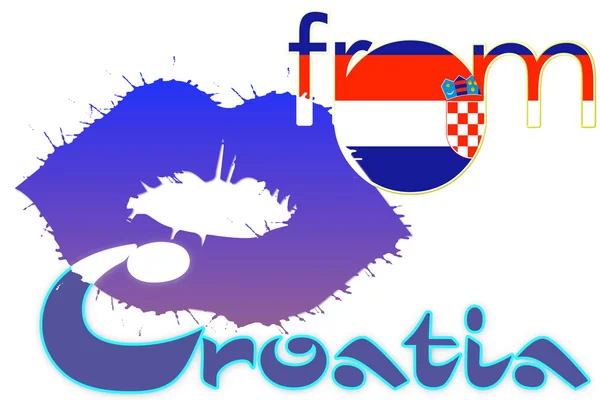 Beso de Croacia — Foto de Stock