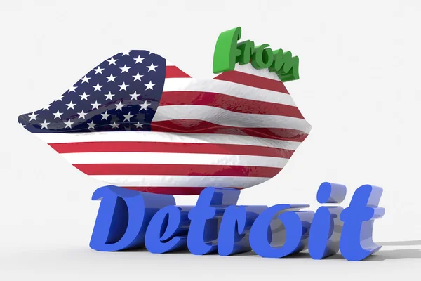 Kus uit Detroit — Stockfoto