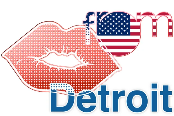 Beso de Detroit —  Fotos de Stock