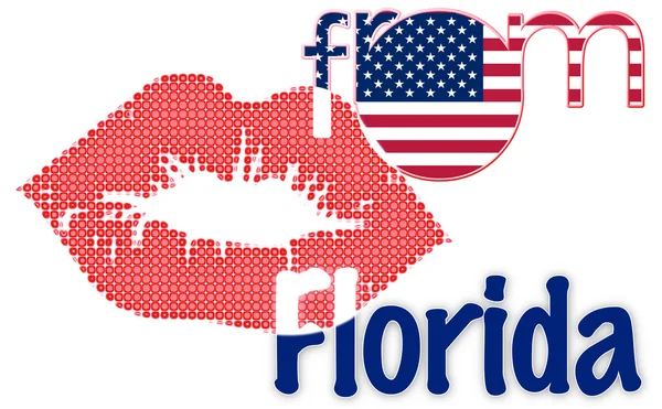 Beso de Florida — Foto de Stock