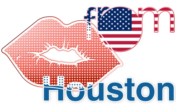 Beso de Houston — Foto de Stock