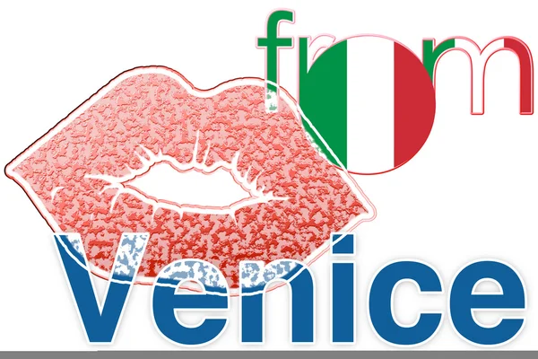 Venedik'ten öp — Stok fotoğraf