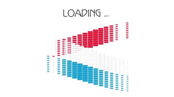 Animation Drapeau luxembourgeois avec chargement mobile 