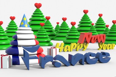 Mutlu yeni yıl Fransa