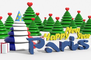 Mutlu yeni yıl Paris
