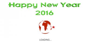 Yeni yıl 2016 yükleme animasyon