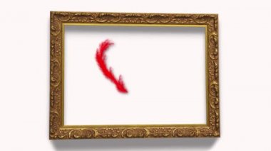 Çerçeve ile New York'u seviyorum animasyon