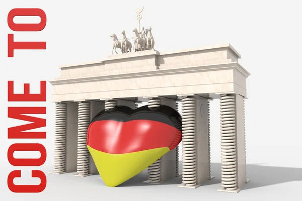 Venha para Berlim — Fotografia de Stock