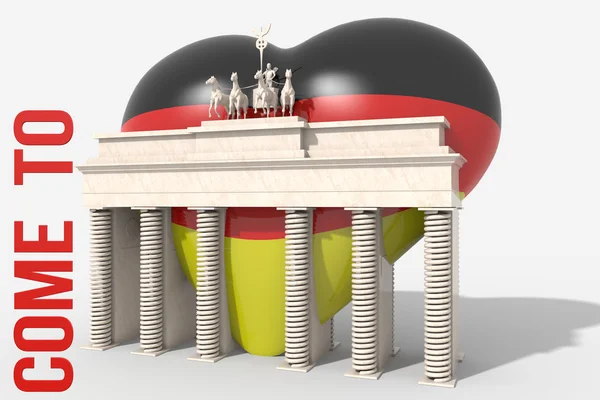 Come to Berlin — Stock Photo, Image