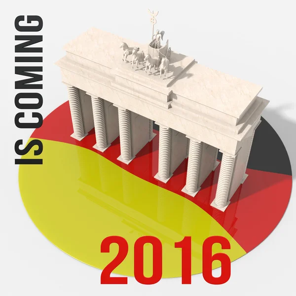 Is coming 2016 Berlin — Stock Photo, Image
