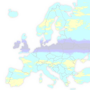 Europe 3d doku eşlemi