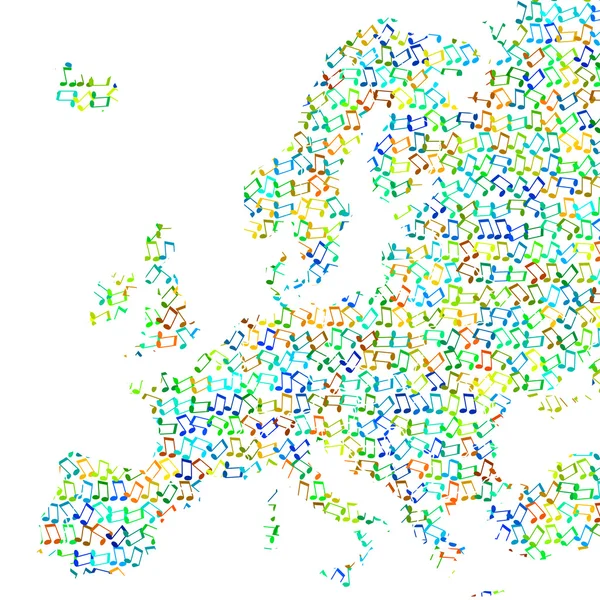 Europa 3d texturschema — Stockfoto