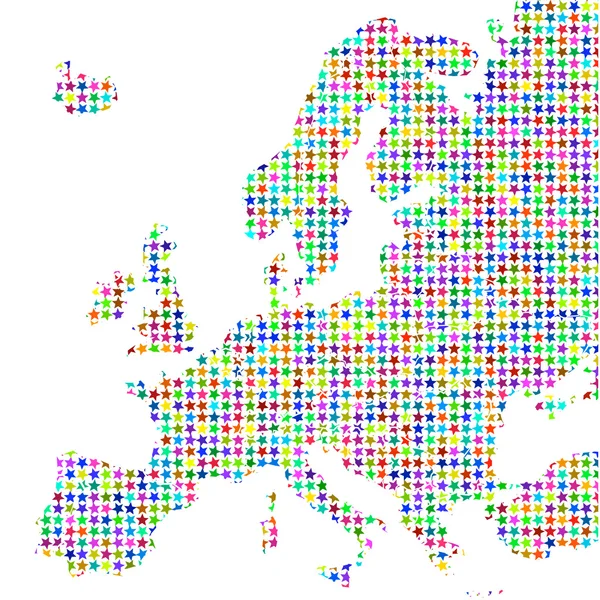 Europie 3d mapy tekstury — Zdjęcie stockowe