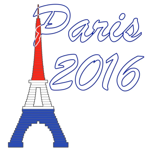 Eiffelturm paris 2016 — Stockfoto