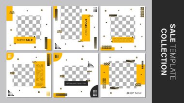 Promosyon satışı için mobil şablon koleksiyonu. Hikayeler ya da sosyal medya paylaşımı, internet ve internet için düzenlenebilir mobil afiş. Promosyon indirimi paketi