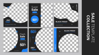Promosyon satışı için mobil şablon koleksiyonu. Hikayeler ya da sosyal medya paylaşımı, internet ve internet için düzenlenebilir mobil afiş. Promosyon indirimi paketi