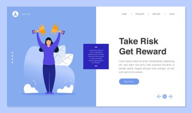 Web sitesi ve mobil web sitesi geliştirme için iş veya finans kavramına sahip web sayfası tasarımı. Web sitesi tasarım vektör çizimi. Düzenleyebiliyor ya da özelleştirebiliyor.