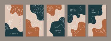 Renkli bir konsepte sahip soyut evrensel bir şablon. Sosyal medya gönderileri, hikayeler, mobil uygulamalar, afişler tasarımı, web veya internet reklamları için kullanılabiliyor.