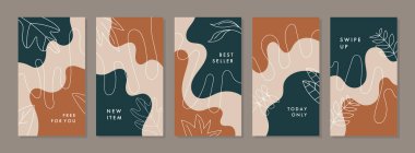 Renkli bir konsepte sahip soyut evrensel bir şablon. Sosyal medya gönderileri, hikayeler, mobil uygulamalar, afişler tasarımı, web veya internet reklamları için kullanılabiliyor.