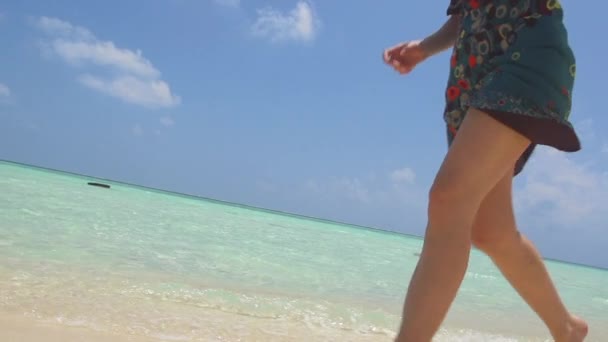 女性双腿运行 — 图库视频影像