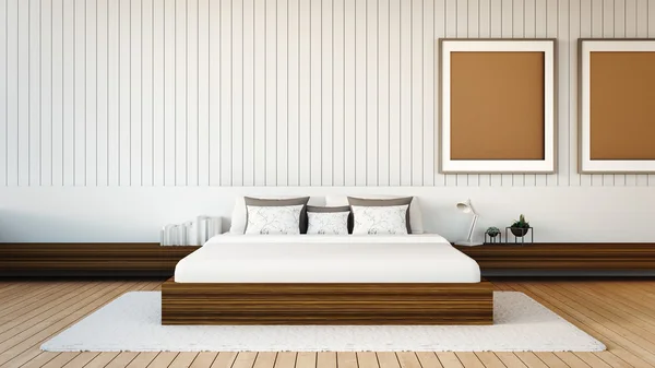 El dormitorio moderno — Foto de Stock