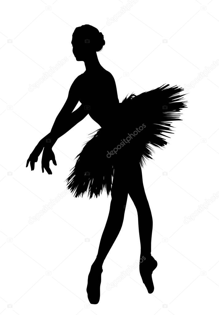 silhouette of a person dance