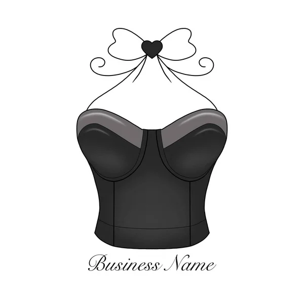 corset logo for women lingerie