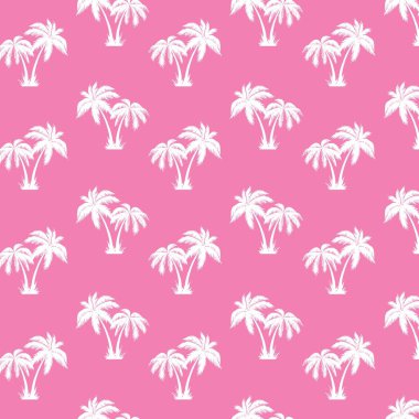 Pembe çiçekli kusursuz desen