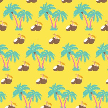 Palmiye ağacı desenli arkaplan