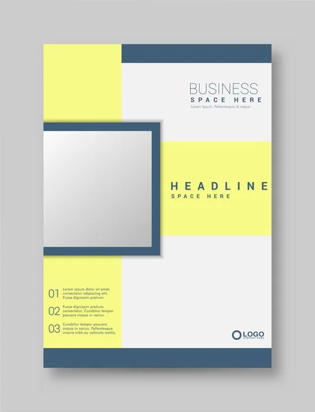 Omslag ontwerp sjabloon corporate business jaarverslag brochure poster bedrijfsprofiel catalogus tijdschrift — Stockvector