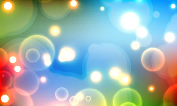 Abstrakte glänzende verschwommene Lichter Hintergrund Stock Illustration — Stockfoto