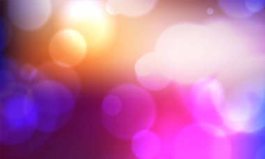 Işık patlaması ile arka planda parlayan klasik ışıklar. Gümüş, mavi ve beyaz. Odaklanmamış.