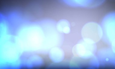 Işık patlaması ile arka planda parlayan klasik ışıklar. Gümüş, mavi ve beyaz. Odaklanmamış.