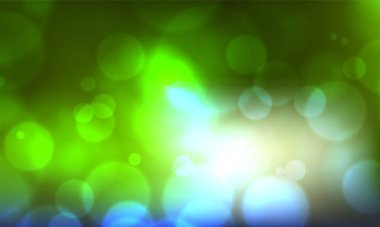 Işık patlaması ile arka planda parlayan klasik ışıklar. Gümüş, mavi ve beyaz. Odaklanmamış.