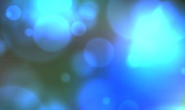 Işık patlaması ile arka planda parlayan klasik ışıklar. Gümüş, mavi ve beyaz. Odaklanmamış.