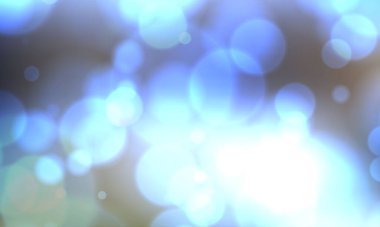 Işık patlaması ile arka planda parlayan klasik ışıklar. Gümüş, mavi ve beyaz. Odaklanmamış.