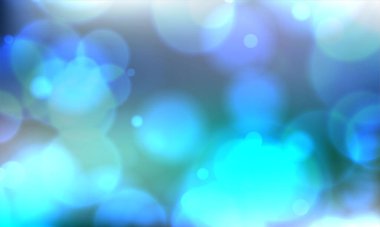 Işık patlaması ile arka planda parlayan klasik ışıklar. Gümüş, mavi ve beyaz. Odaklanmamış.