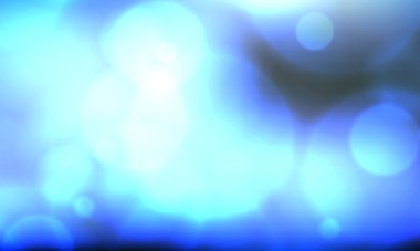 Işık patlaması ile arka planda parlayan klasik ışıklar. Gümüş, mavi ve beyaz. Odaklanmamış.