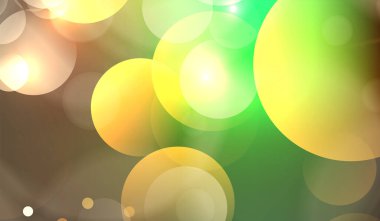 Soyut, parlak, pırıl pırıl halkalar, Noel ışıkları olan, altın renginde, şenlik arka planı. Güzel doku.