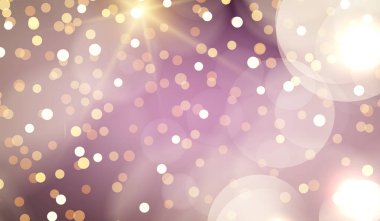 Soyut, parlak, pırıl pırıl halkalar, Noel ışıkları olan, altın renginde, şenlik arka planı. Güzel doku.