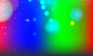 Soyut, parlak, pırıl pırıl çemberler, Noel ışıkları olan, altın renginde, şenlikli, şenlikli bir arka plan. Güzel doku.