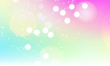 Soyut, parlak, pırıl pırıl çemberler, Noel ışıkları olan, altın renginde, şenlikli, şenlikli bir arka plan. Güzel doku.