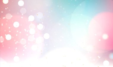 Soyut, parlak, pırıl pırıl çemberler, Noel ışıkları olan, altın renginde, şenlikli, şenlikli bir arka plan. Güzel doku.