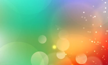 Soyut, parlak, pırıl pırıl çemberler, Noel ışıkları olan, altın renginde, şenlikli, şenlikli bir arka plan. Güzel doku.