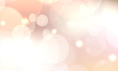 Soyut, parlak, pırıl pırıl çemberler, Noel ışıkları olan, altın renginde, şenlikli, şenlikli bir arka plan. Güzel doku.