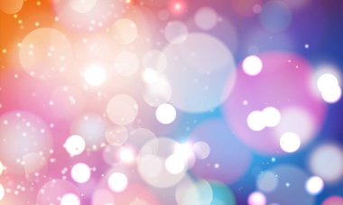 Soyut, parlak, pırıl pırıl çemberler, Noel ışıkları olan, altın renginde, şenlikli, şenlikli bir arka plan. Güzel doku.