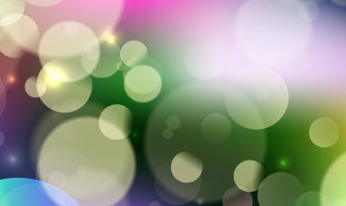 Soyut, parlak, pırıl pırıl çemberler, Noel ışıkları olan, altın renginde, şenlikli, şenlikli bir arka plan. Güzel doku.