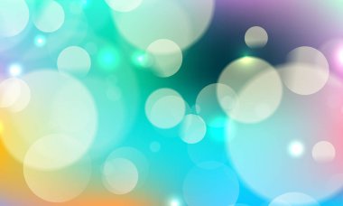 Soyut, parlak, pırıl pırıl çemberler, Noel ışıkları olan, altın renginde, şenlikli, şenlikli bir arka plan. Güzel doku.