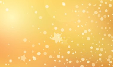 Soyut, parlak, pırıl pırıl çemberler, Noel ışıkları olan, altın renginde, şenlikli, şenlikli bir arka plan. Güzel doku.